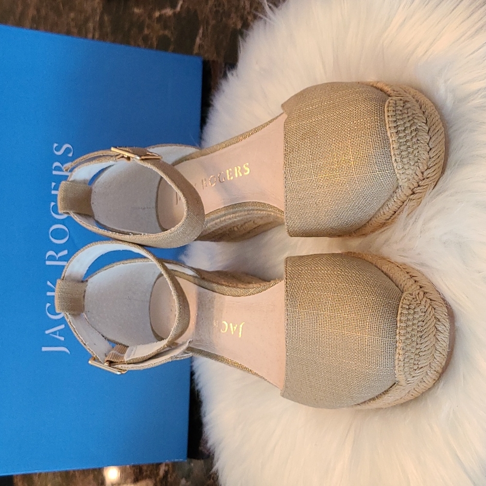 Jack Rogers Palmer Closed Toe Wedge Sandal
